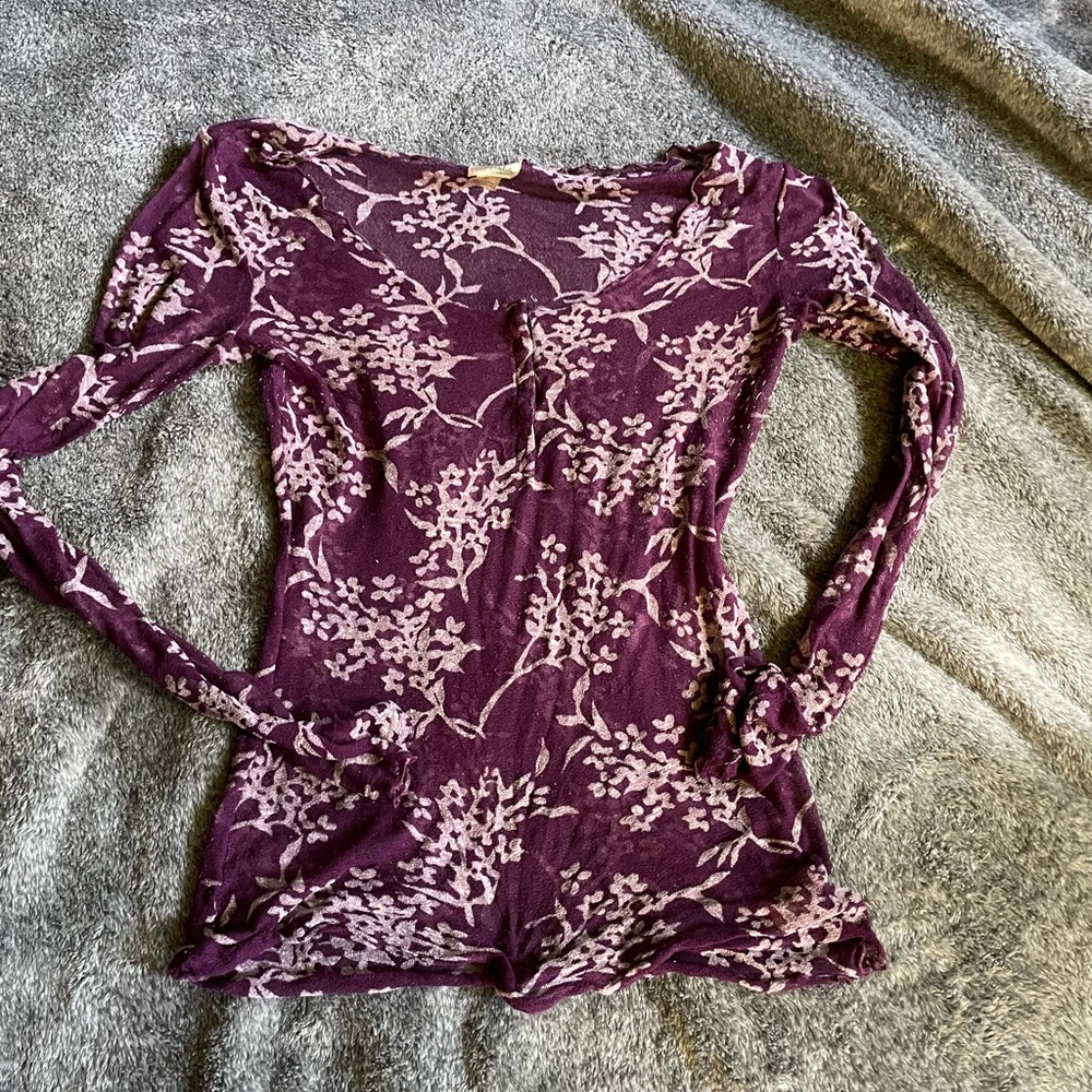 Free people vintage sheer top